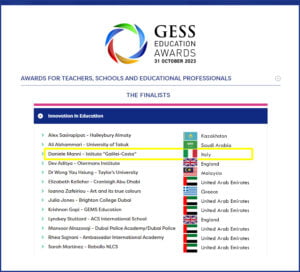 gess awards list daniele manni 