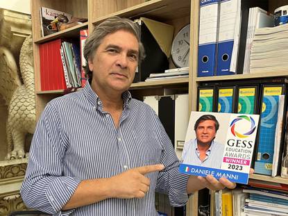 Daniele Manni vince il GESS Education Award