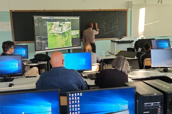 Illustrazione dell'utilizzo della fotogrammetria