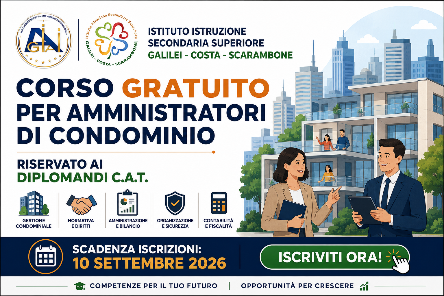 Corso gratuito per Amministratori di Condominio